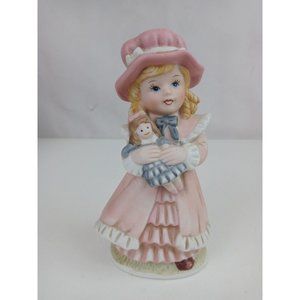 Home Interior # 1419 Girl with Doll Figurine.
